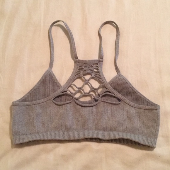 Intimately Free People gray bralette size M/L - Picture 3 of 3